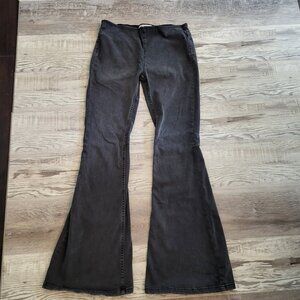 Free People Denim Jean Flare Boho